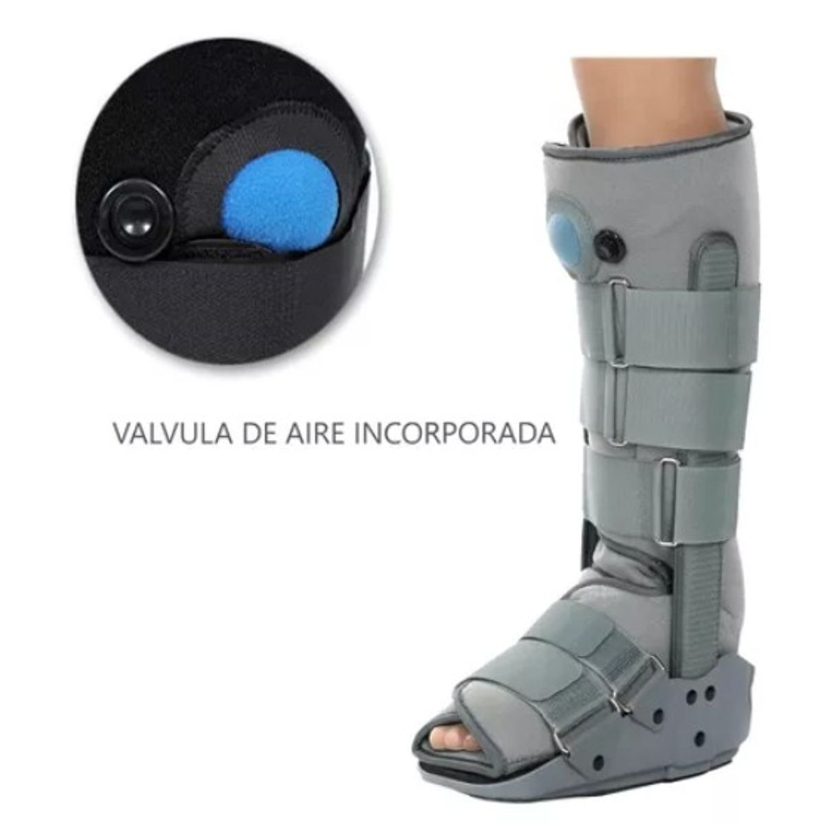 ONEDER - Bota Ortopédica Larga Cam Walker Alta Para Pie Oneder Talla XL