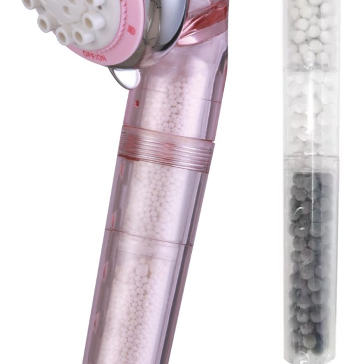 FLOWMAK - Ducha challa filtro Carbón activado mas Repuesto