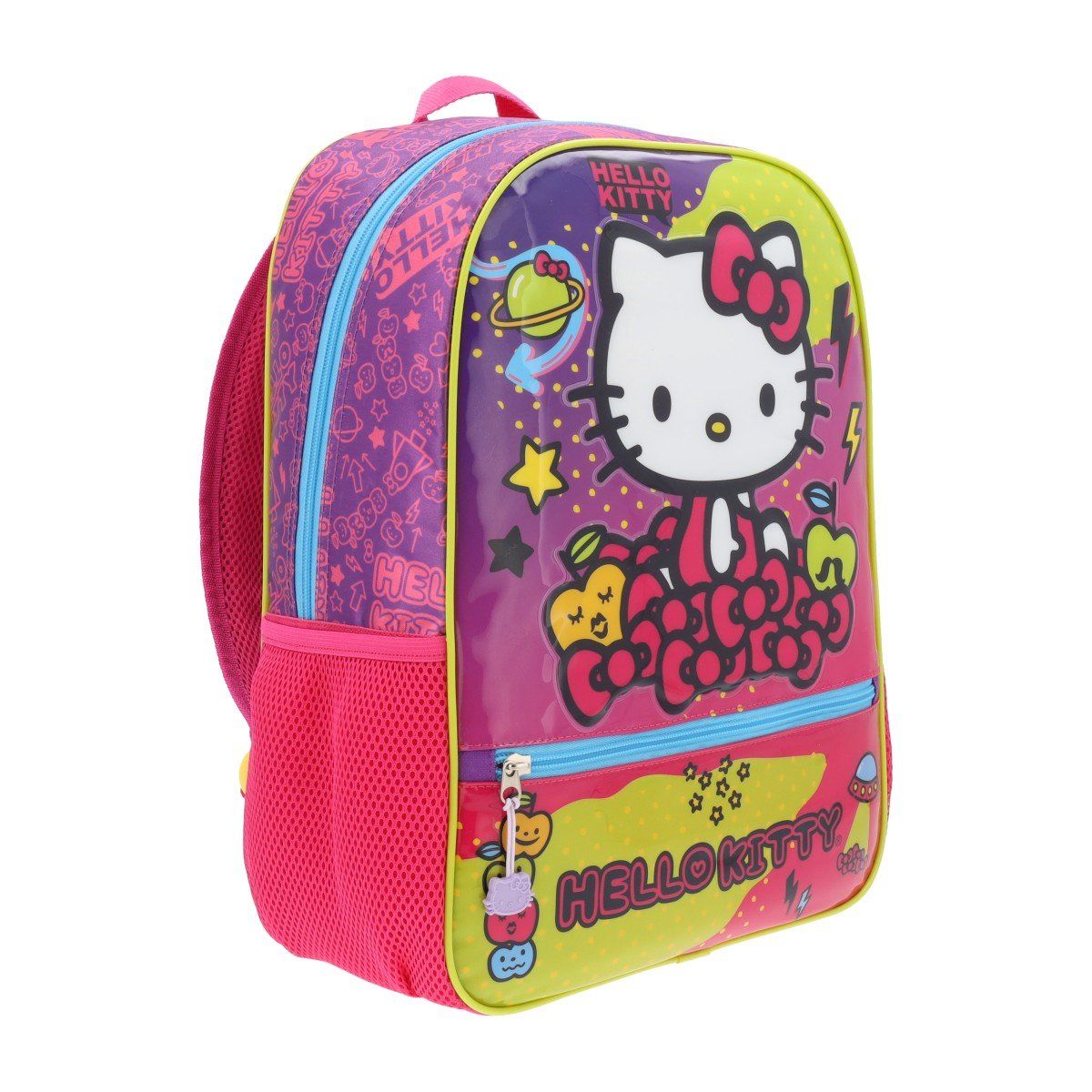 YADATEX - Mochila Hello Kitty Cole Escolar Reforzada Roja Moñitos Niñas