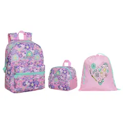 HEAD - Pack Kids Escolar Mujer Emoticones Rosado