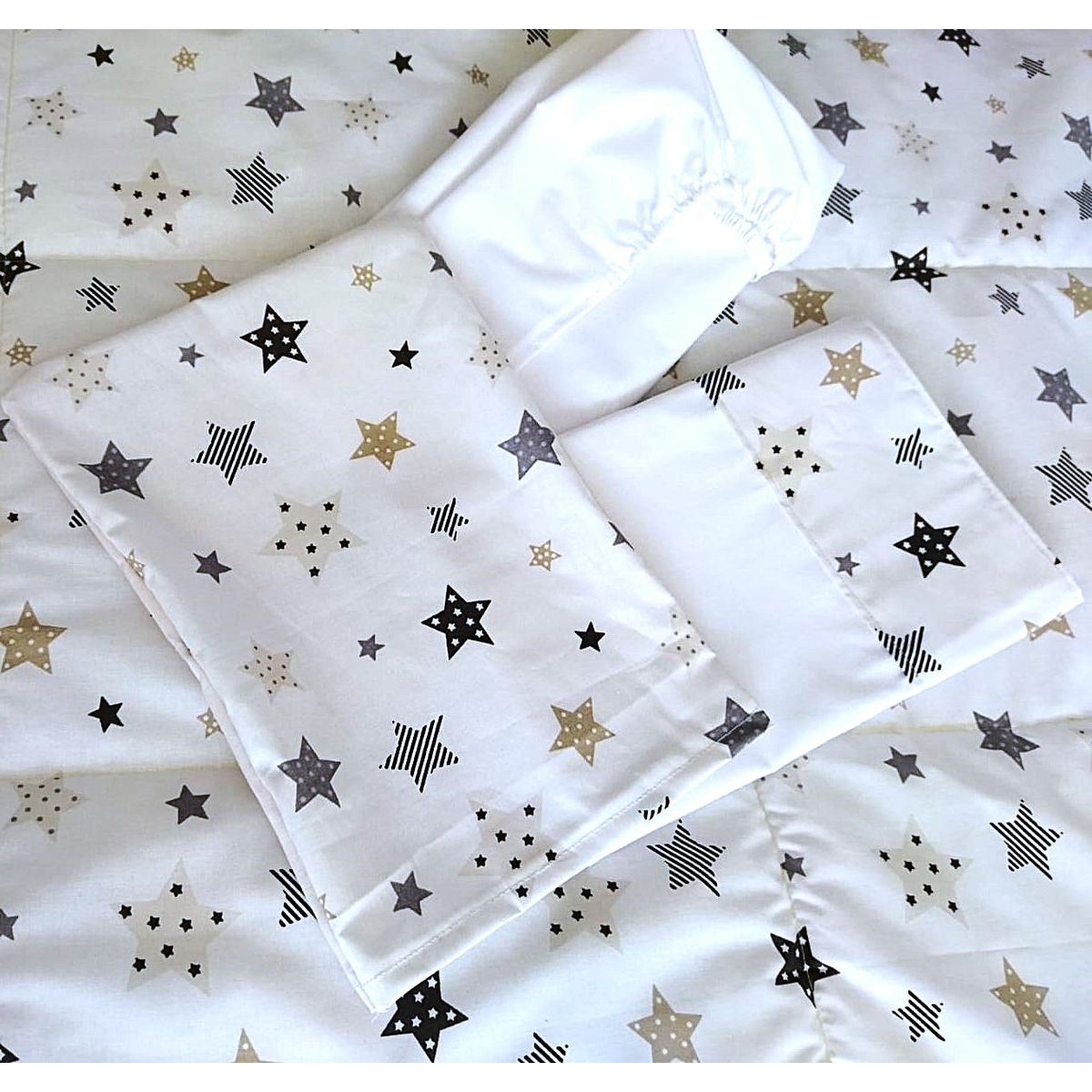 GENERICO - Juego de sabana mas cobertor cuna colecho bebe