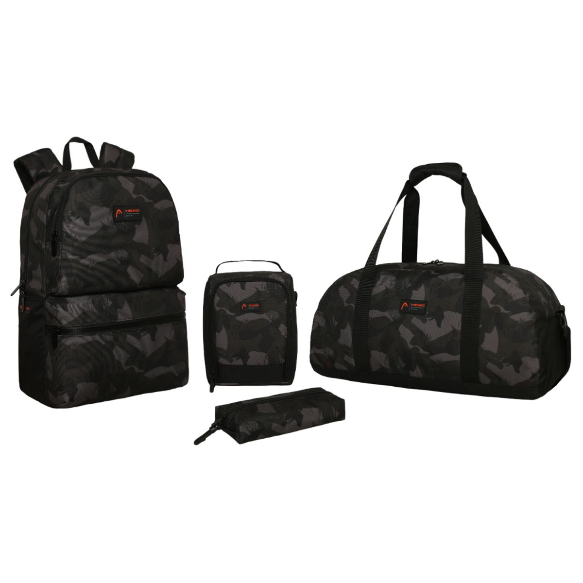 HEAD - Pack Atomico Escolar Mujer Mix Camo Cafe Head
