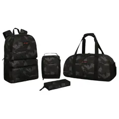 HEAD - Pack Atomico Escolar Mujer Mix Camo Cafe