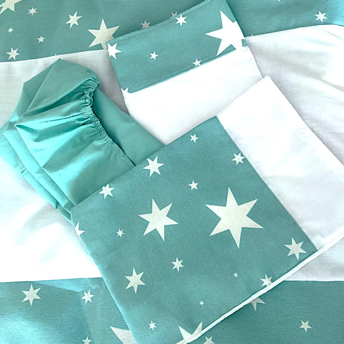 GENERICO - Juego de sabana mas cobertor cuna colecho bebe