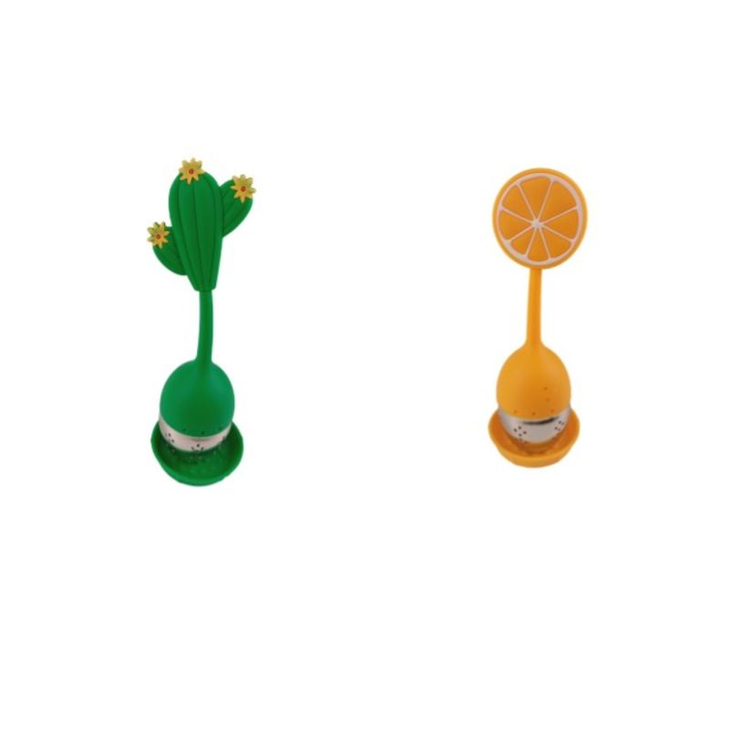 TODOK - Pack de 2 Infusores de Te Cactus y Naranja T-10009-4T-10009-3