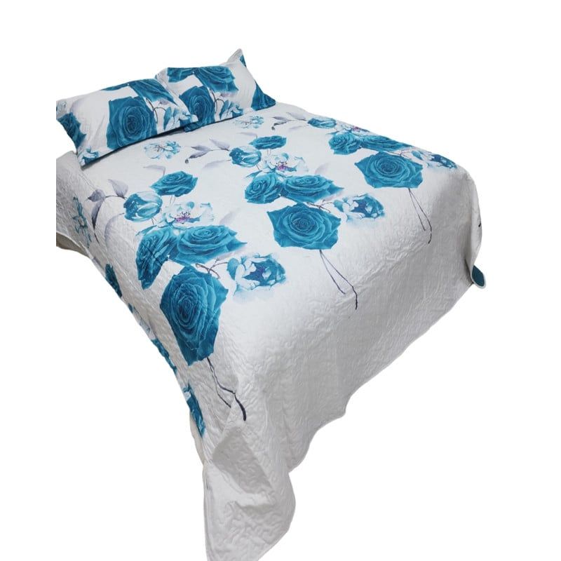 GENERICO - CUBRECAMA QUILT PRIMAVERA VERANO KING - SUPER KING