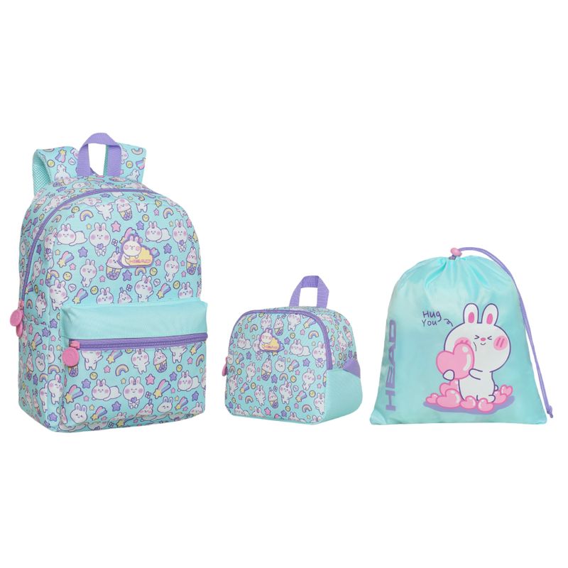 HEAD - Pack Kids Escolar Mujer Conejos Menta Head