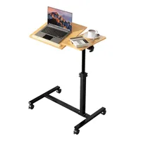 Muebles Mesas Plegables Escritorio Madera Oficina Con Rueda