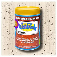 WETPROOF - BARNIZ MADERA EXTERIOR SEMI BRILLO WET PROOF® EXTRA INCOLORO 1-4 GALON