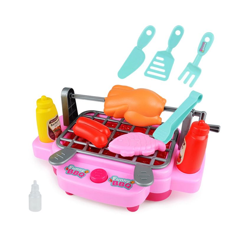 GENERICO - Set Asado Juguete Barbacoa Parrilla Para Niños Sonido Luz