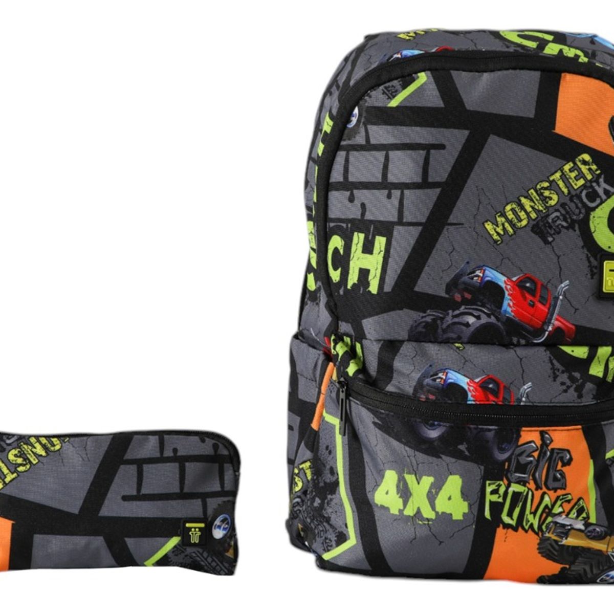 TOTTO - Kit Escolar Totto Mochila + Estuche Resistente y Versátil