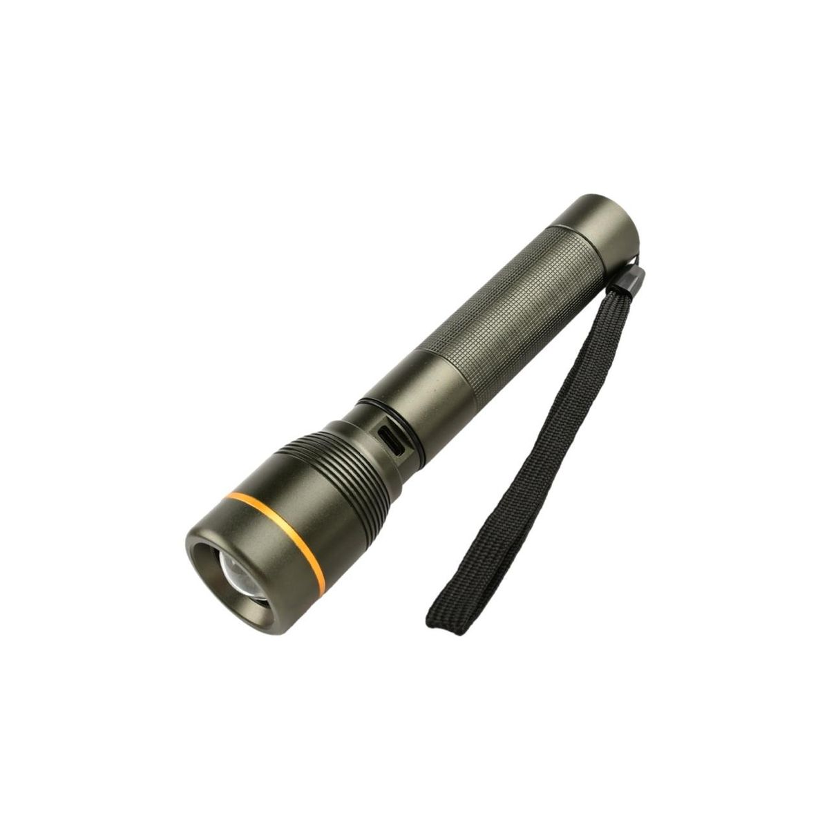 MACROTEL - Linterna Led Táctica Recargable 1000 lúmenes