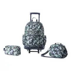 TOTTO - Kit Escolar Mochila + Estuche + Lonchera Resistente