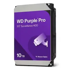 WESTERN DIGITAL - Purple Pro WD102PURP, 10TB, 7200RPM, 512MB, Disco Duro Para Videovigilancia
