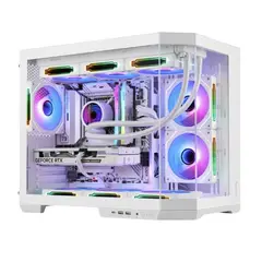 GENERICO - GABINETE GAMER LUMI 3T WHITE SEGOTEP M-ATX