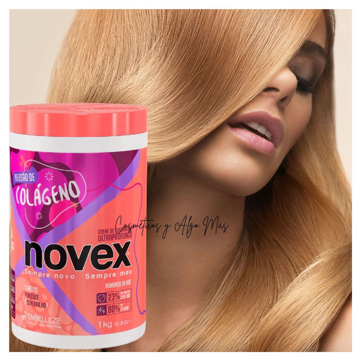 NOVEX - Crema tratamiento capilar INFUSION DE COLAGENO 1kg NOVEX