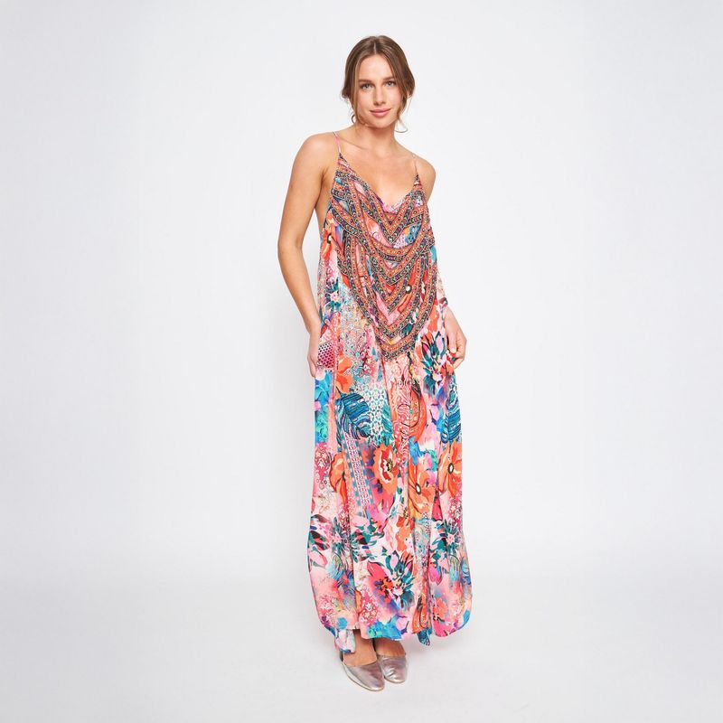 LINEATRE - VESTIDO EVA FUCSIA Lineatre