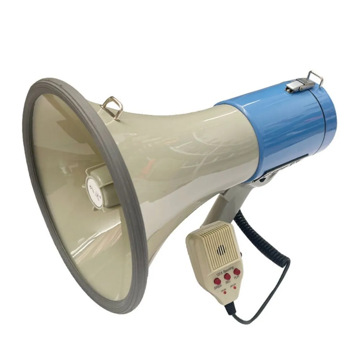 MUNDO MAGIA - Megáfono Portátil Altavoz Fuerte 50w Batería Recargable