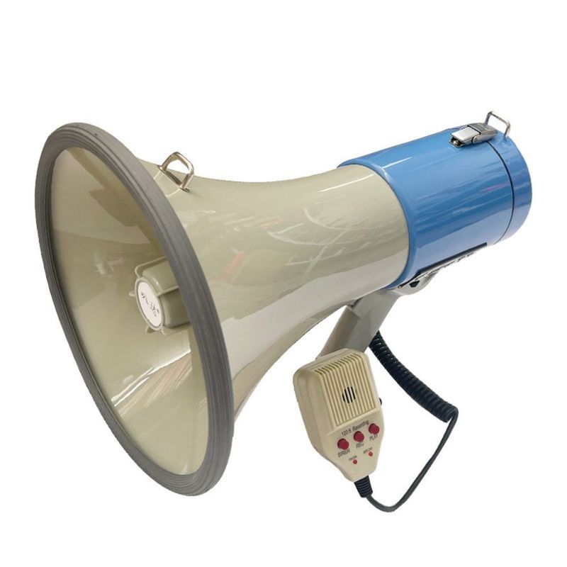 MUNDO MAGIA - Megáfono Portátil Altavoz Fuerte 50w Batería Recargable