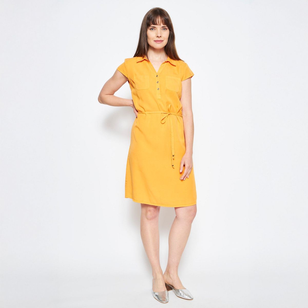 LINEATRE - VESTIDO AZRA AMARILLO