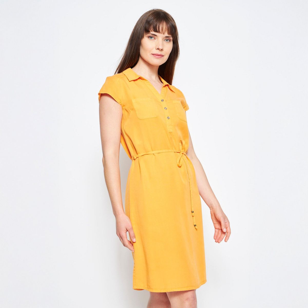 LINEATRE - VESTIDO AZRA AMARILLO