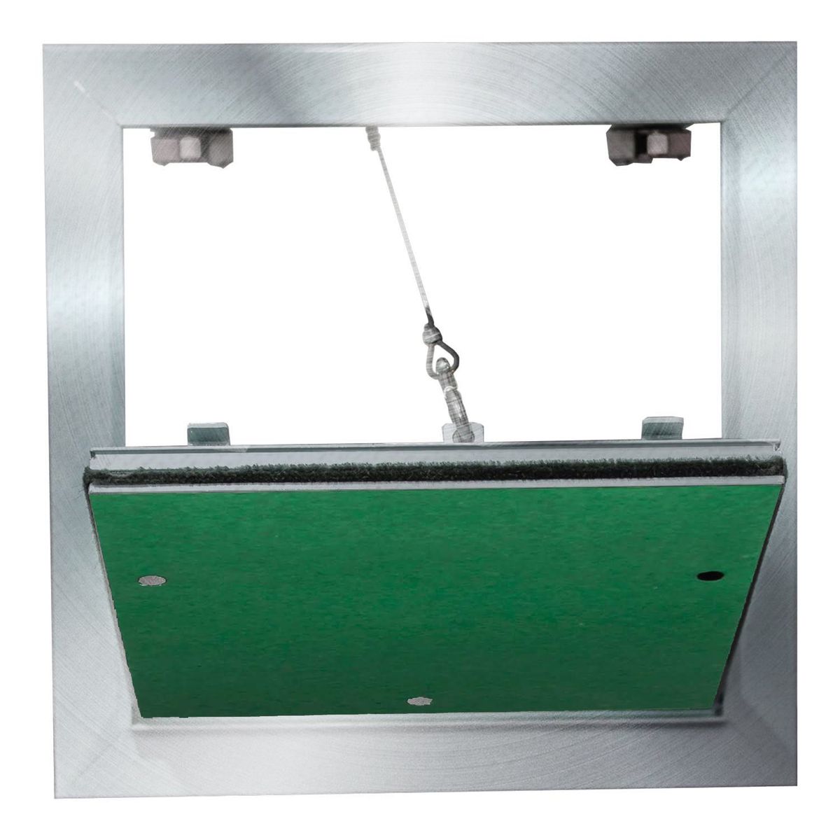 SKYHOUSE - Tapa de Inspección con Banda Anti-polvo 400x400 Metalico 12,5 mm