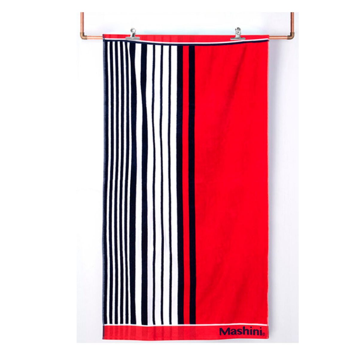 MASHINI - Toalla De Playa Mashini 75x150 Cm 100% Algodón Diseño Unico