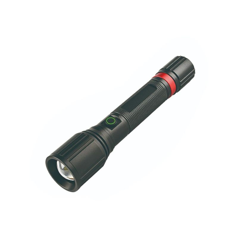 MACROTEL - Linterna Led Táctica Recargable Dual Power 3000 Lm