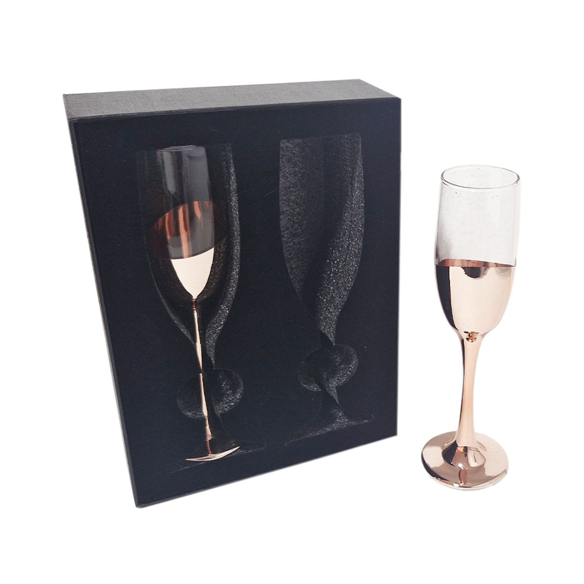 PERFECT CLASS - Set 2 Copas Espumantes "Ember" 190ml Deluxe