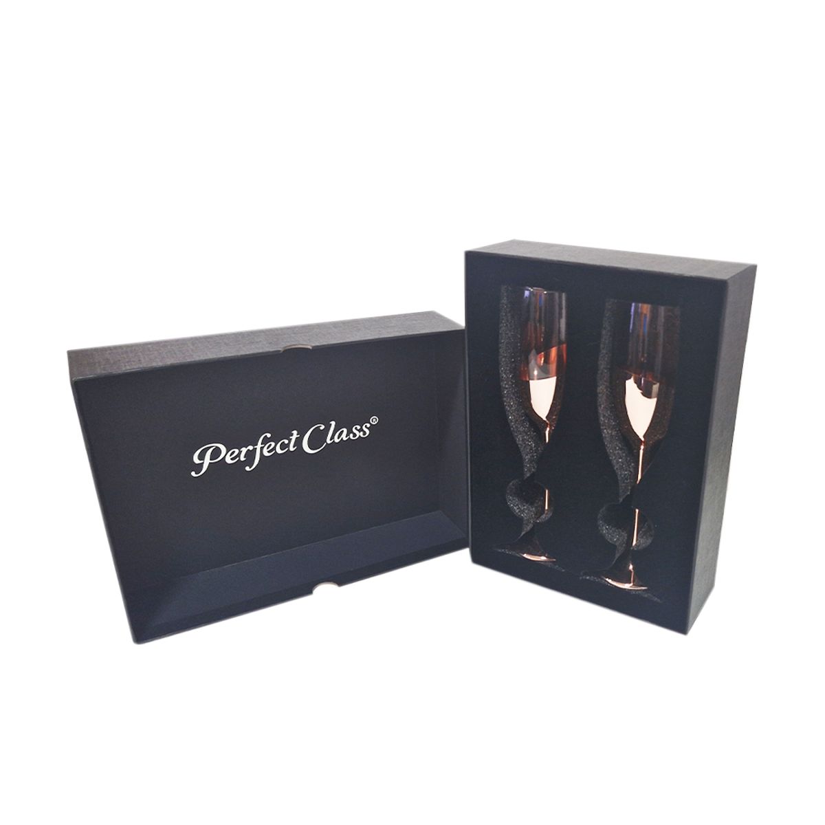 PERFECT CLASS - Set 2 Copas Espumantes "Ember" 190ml Deluxe