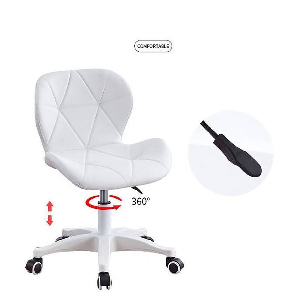 GENERICO - Silla Escritorio Mariposa Gold Gris