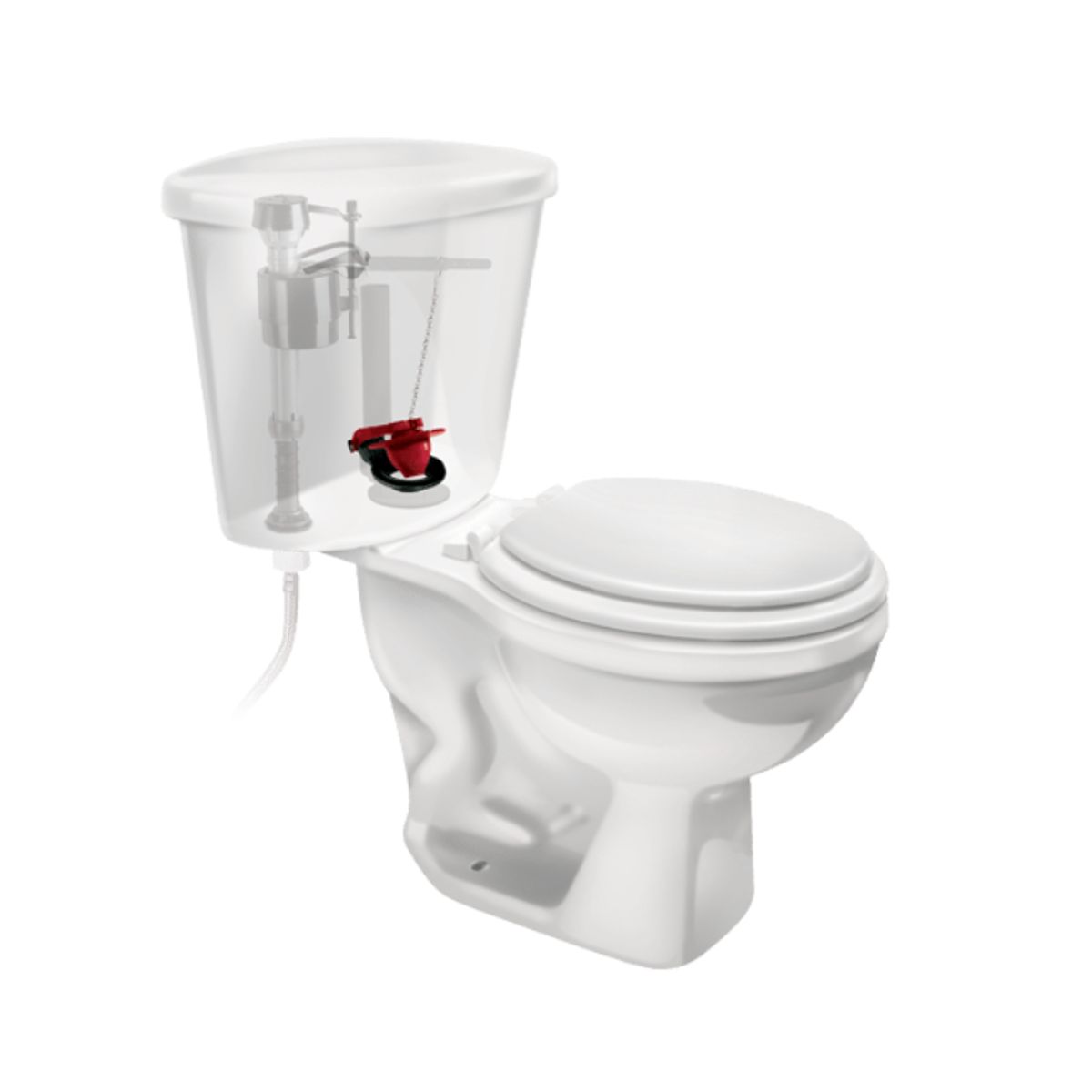 GENERICO - SOPAPA 2 CON REGULACION DESCARGA Y BASE CON ADHESIVO FLUIDMASTER