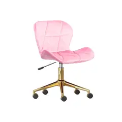 GENERICO - Silla Escritorio Mariposa Gold Rosa
