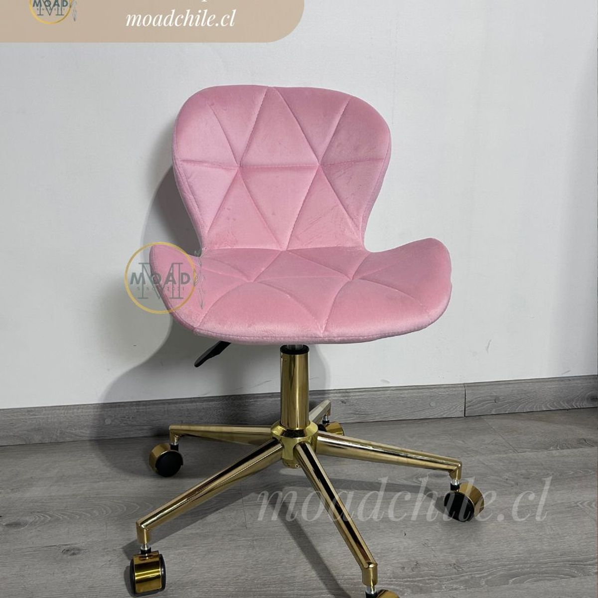 GENERICO - Silla Escritorio Mariposa Gold Rosa