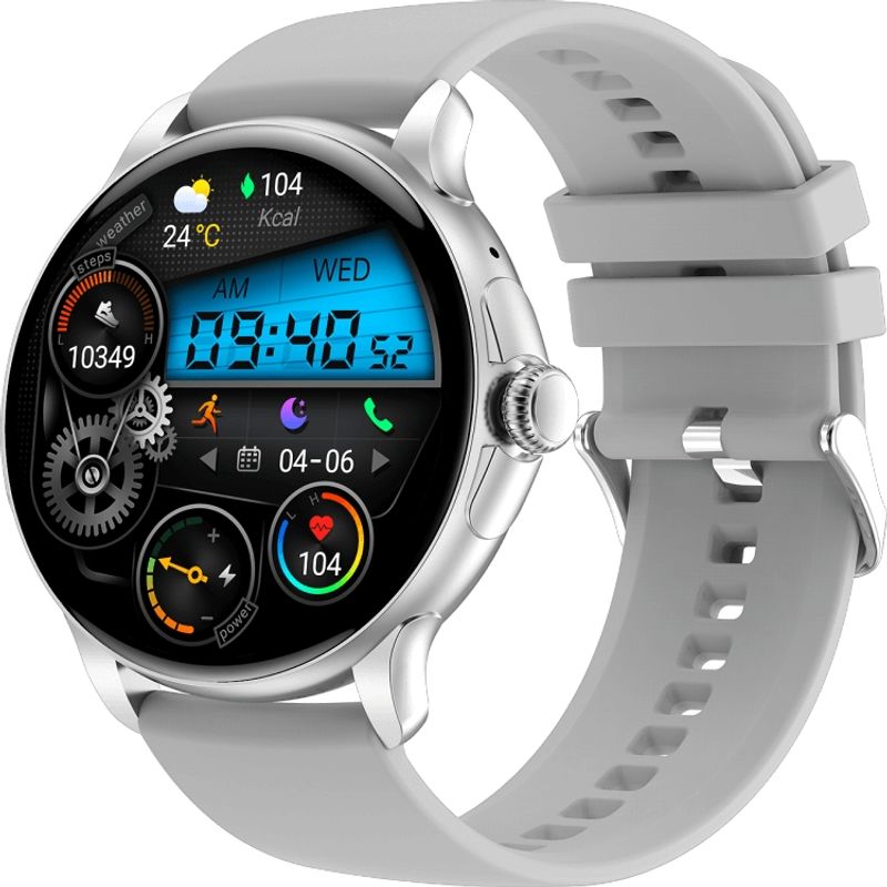 GENERICO - SmartWatch VS15 Pro Gris Unisex IP68 Amoled