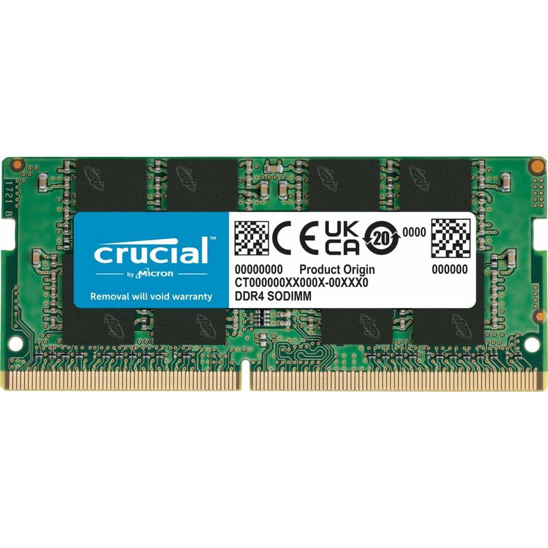 CRUCIAL - Memoria RAM para Notebook DDR4 8GB 3200MTs Crucial Basics CL22 SO-DIMM