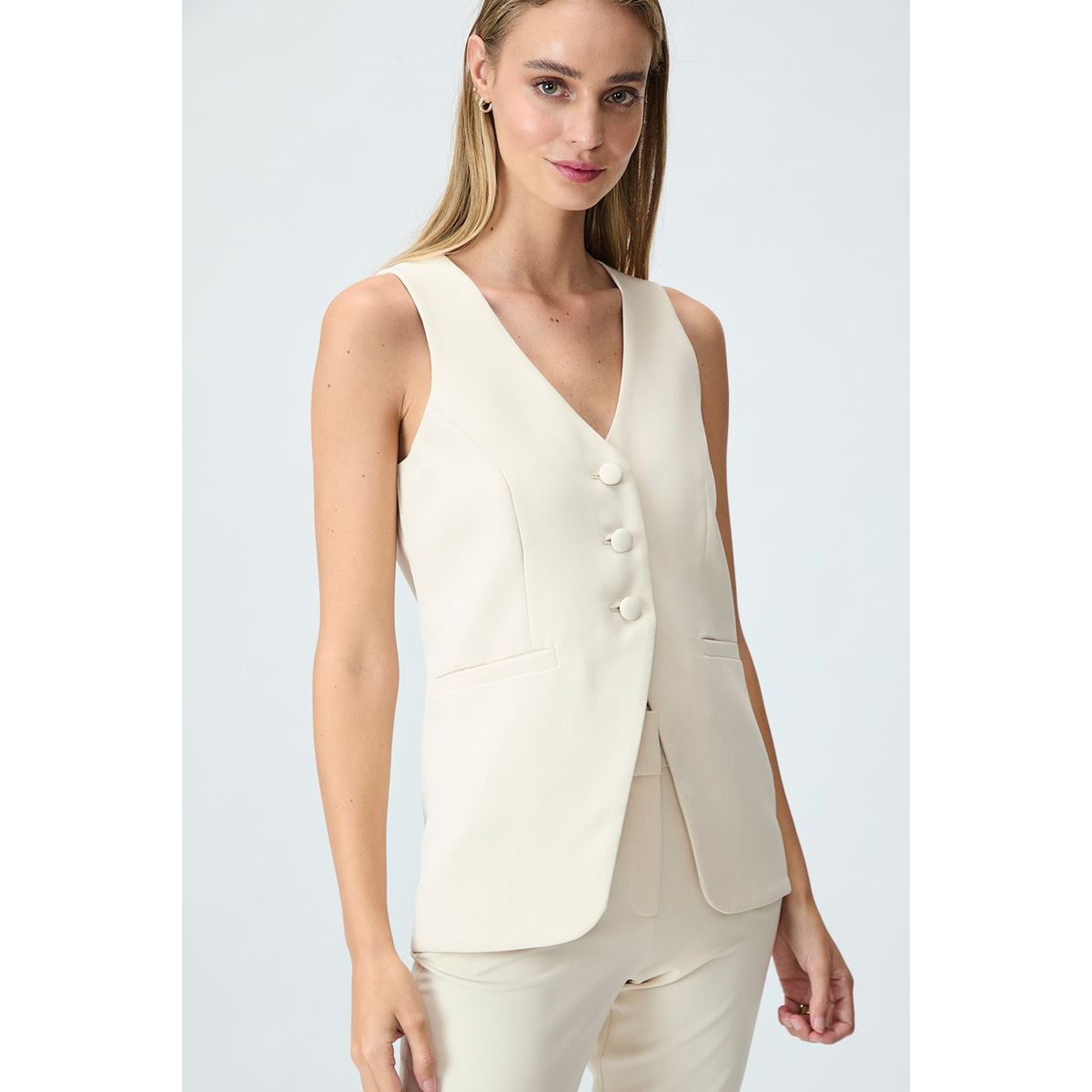 IO - Blazer Beige Mujer Io
