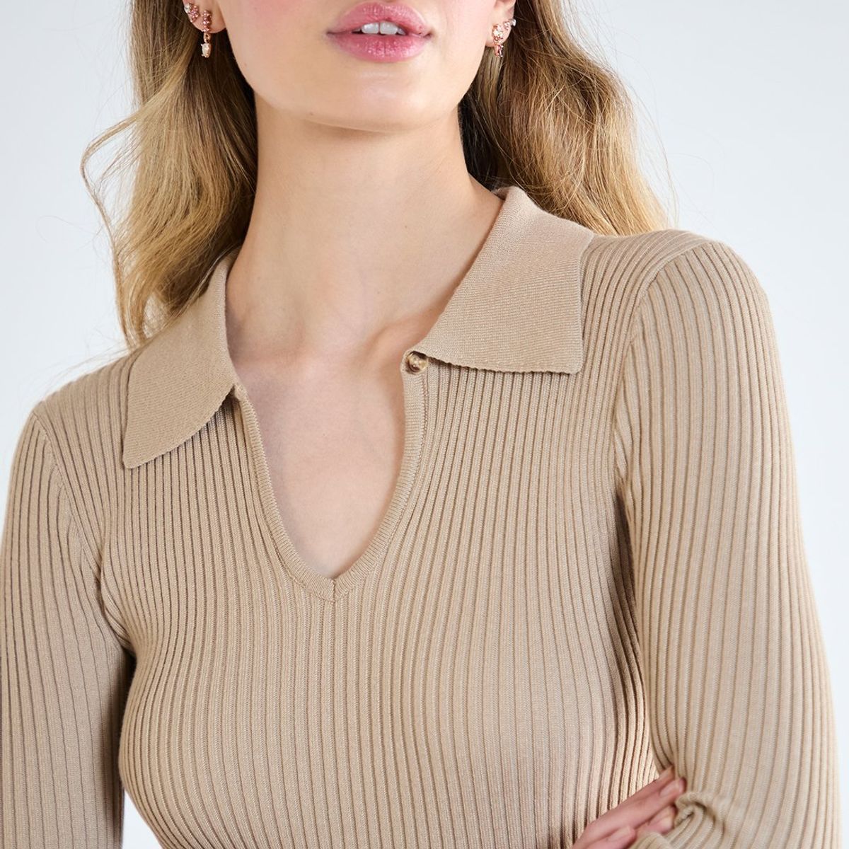 IO - Sweater Beige Mujer Io