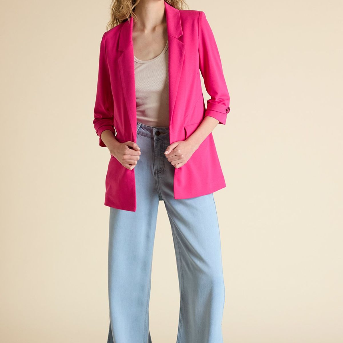 IO - Blazer Fucsia Mujer Io