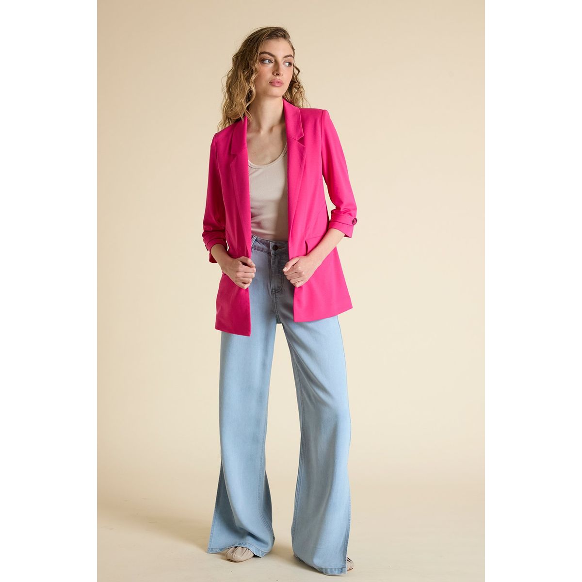 IO - Blazer Fucsia Mujer Io