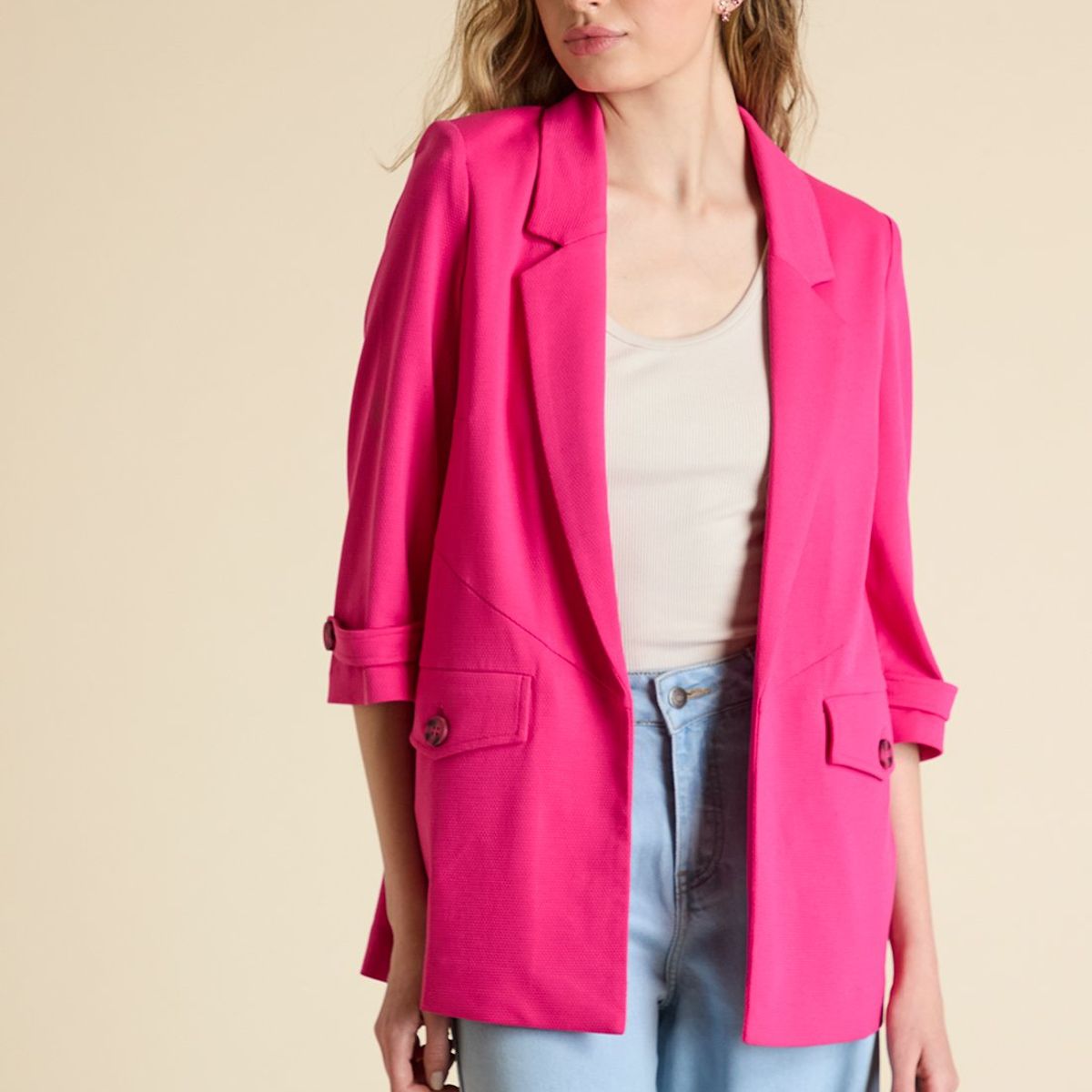 IO - Blazer Fucsia Mujer Io