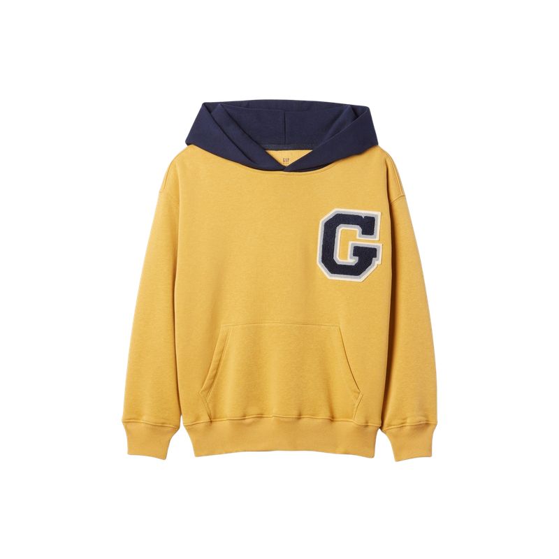 GAP - Polerón Varsity Sin Cierre Amarillo