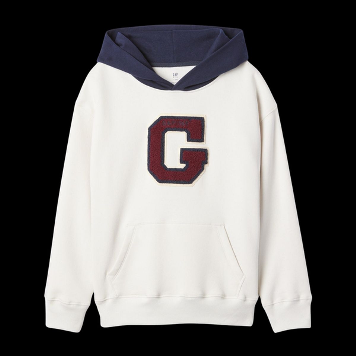 GAP - Polerón Varsity Sin Cierre Blanco