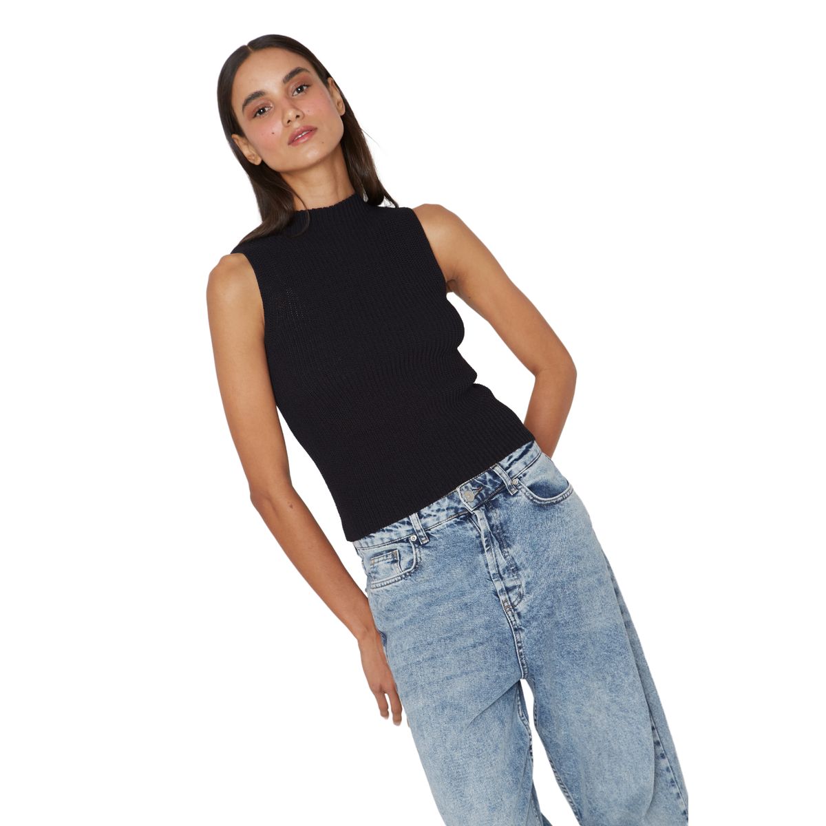 JACINTA TIENDA - Top Cala negro Jacinta Tienda