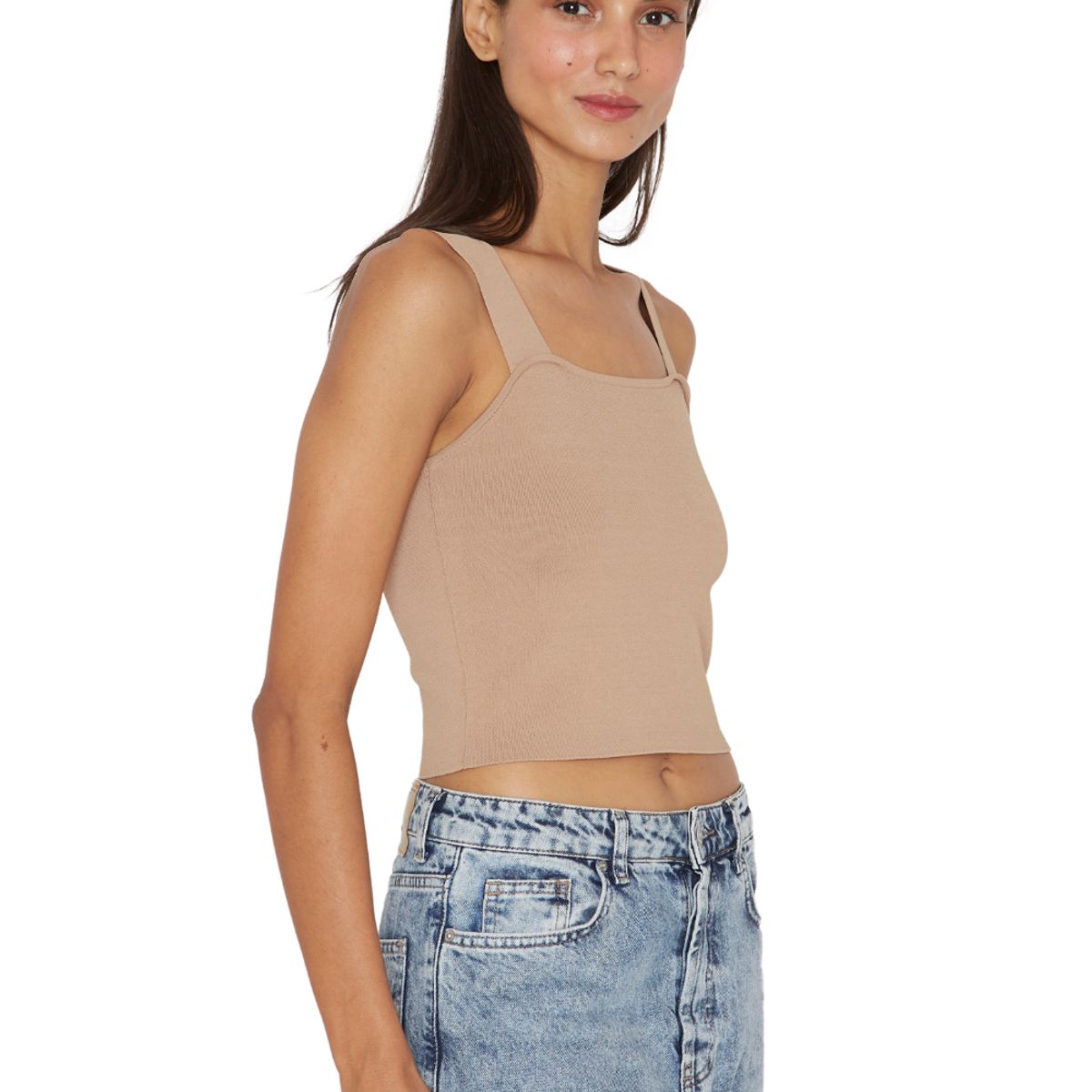 JACINTA TIENDA - Top Clara camel Jacinta Tienda