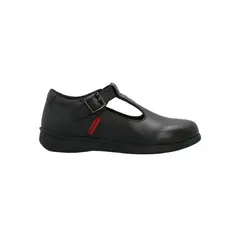 HUSH PUPPIES - Guillermina Escolar Cuero Negra Niña Gigi