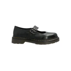 HUSH PUPPIES - Guillermina Escolar Cuero Negra Niña Moon
