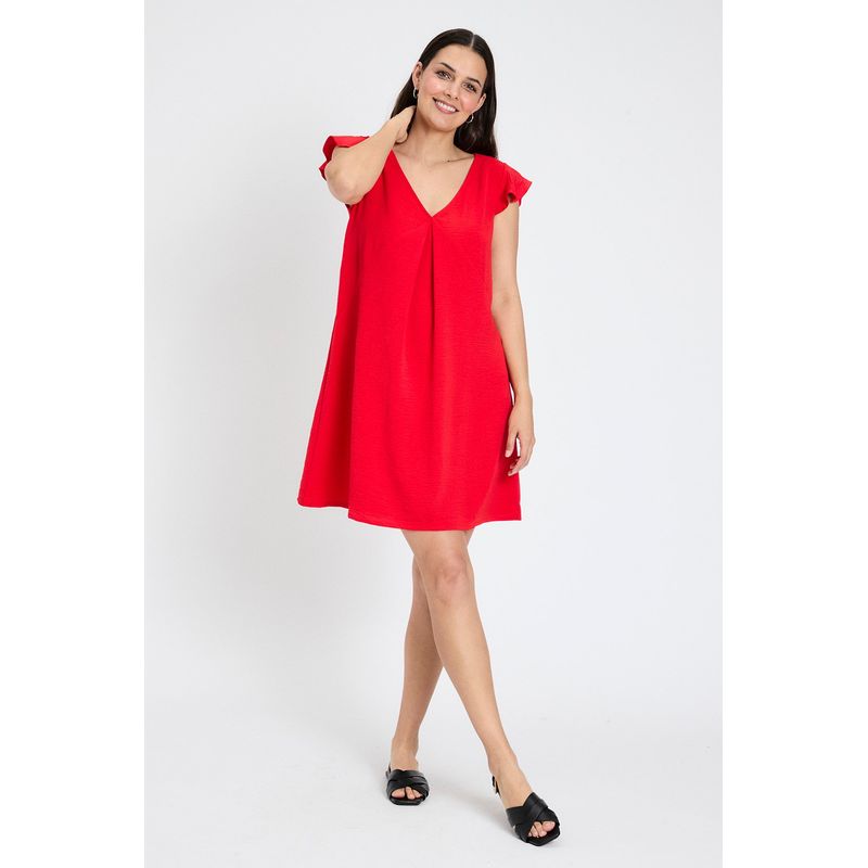 ASH - Vestido Corto Rojo Mujer Ash