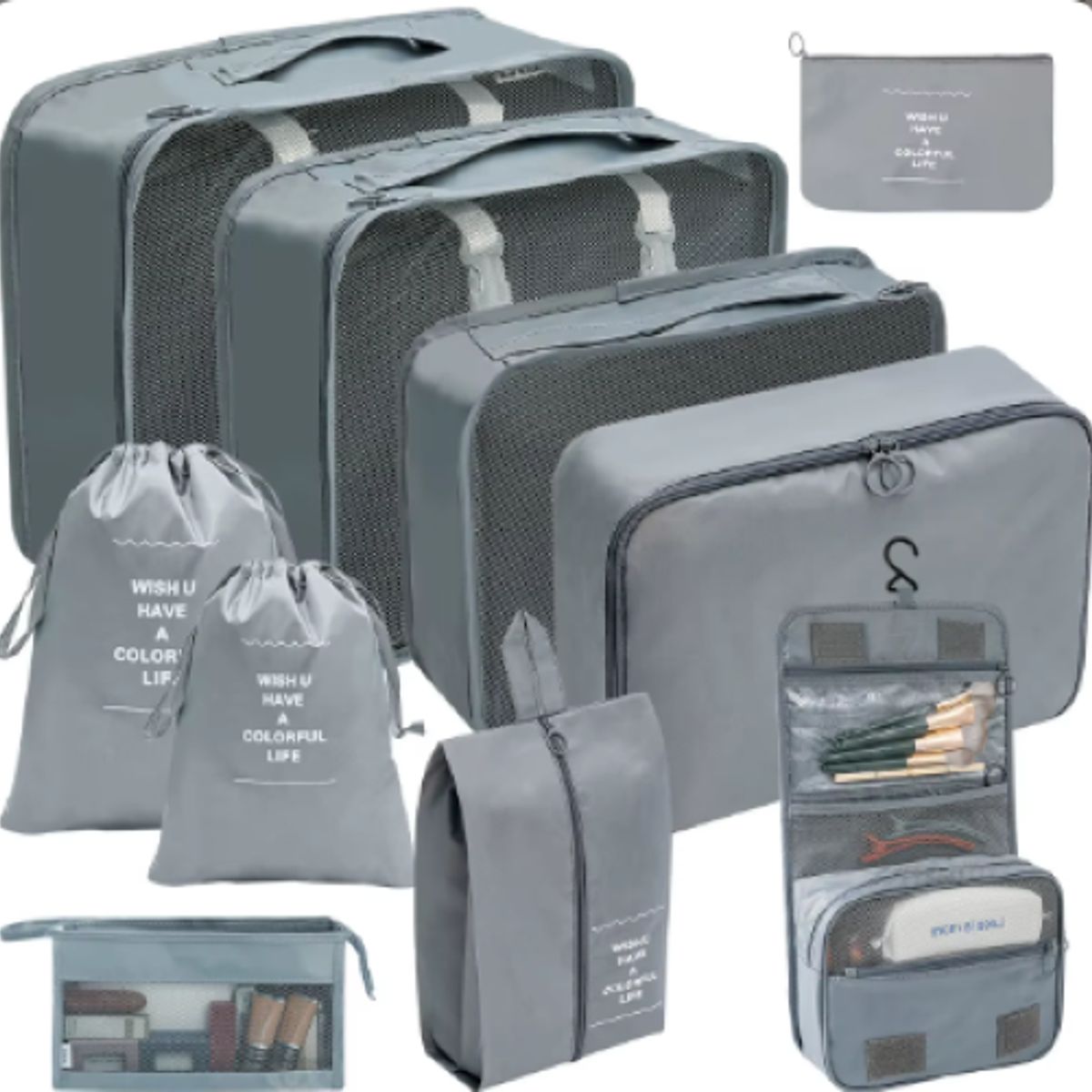 GENERICO - Set Organizador De Equipaje En Bolsos O Maletas