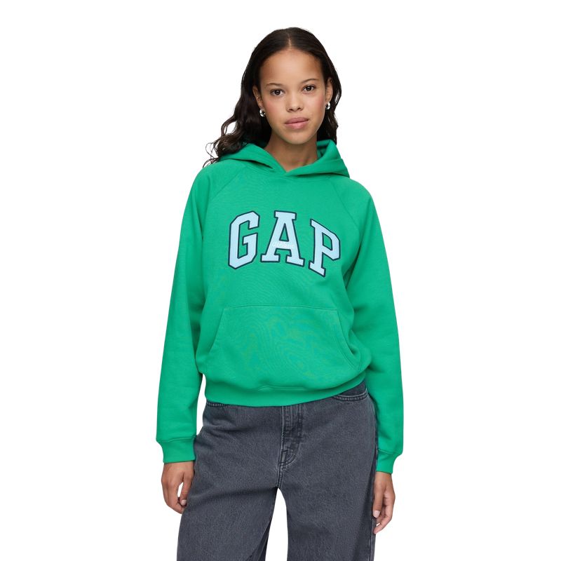 GAP - Polerón Vintage Sin Cierre Verde
